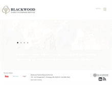 Tablet Screenshot of blackwoodfes.com